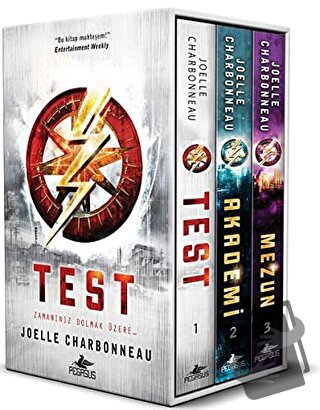 Test Serisi Kutulu Özel Set (3 Kitap) - Joelle Charbonneau - Pegasus Y