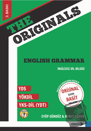 The Originals English Grammar - Eyüp Gündüz - Vizetek Yayıncılık - Fiy