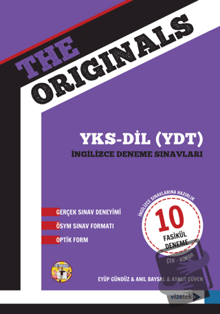 The Originals YKS-DİL (YDT) İngilizce Deneme Sınavları - Eyüp Gündüz -