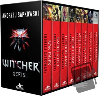 The Witcher Serisi Kutulu Özel Set (8 Kitap) - Andrzej Sapkowski - Peg