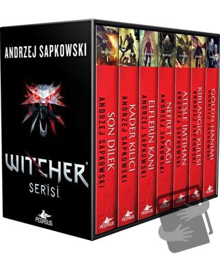 The Witcher Serisi Kutulu Set (7 Kitap) - Andrzej Sapkowski - Pegasus 