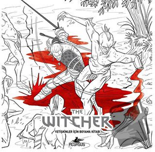 The Witcher: Yetişkinler İçin Boyama Kitabı - Projekt Red - Pegasus Ya