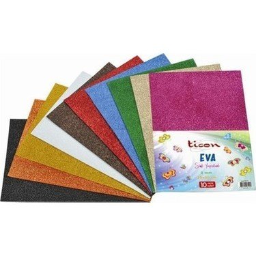 Ticon Eva Simli Renkli Yapışkanlı 2 Mm 50X70 271822 - 10'lu Paket - - 