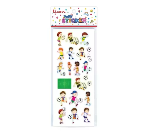 Ticon Puffy Sticker Futbol Tps-015/1 - 20'li Paket - - Ticon - Fiyatı 