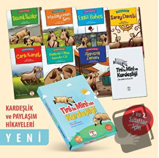 Tini ile Mini'nin Kardeşliği Seti - 7 Kitap Takım - Tarık Kahraman - S