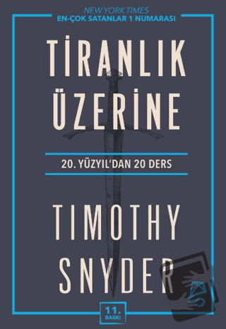 Tiranlık Üzerine - Timothy Snyder - Serbest Kitaplar - Fiyatı - Yoruml