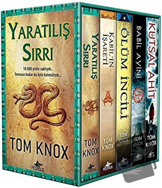 Tom Knox Macera Gerilim Serisi Kutulu Özel Set (5 Kitap) - Tom Knox - 