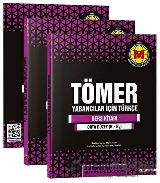 TÖMER Yabancılar İçin Türkçe Öğretim Seti 3 Kitap B1- B2 Metropol Yayı