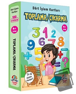 Toplama Çıkarma - Dört İşlem Kartları 6+ Yaş - Kolektif - Yağmur Çocuk