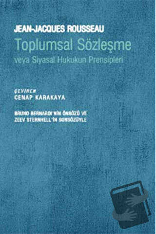 Toplumsal Sözleşme veya Siyasal Hukukun Prensipleri - Jean-Jacques Rou