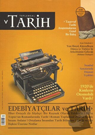 Toplumsal Tarih Dergisi Sayı: 108 - - Tarih Vakfı Yurt Yayınları - Top