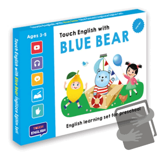 Touch English Blue Bear İngilizce Eğitim Seti (3-5 yaş) - Kolektif - D