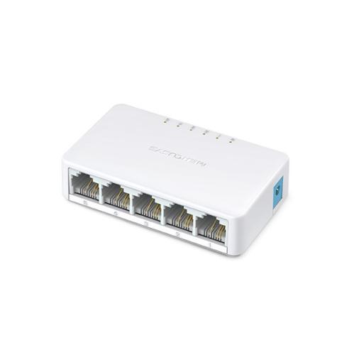 Tp-Link Mercusys Ms105 5 Port 10-100 Mbps Switch Plastik Kasa - - Tp-L