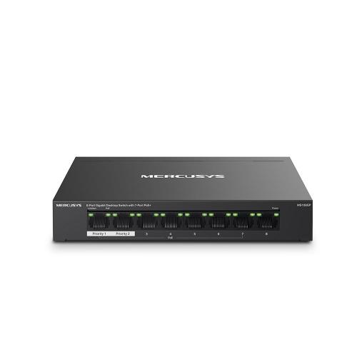 Tp-Link Mercusys Ms108Gp 7 Port 10-100-1000 Mbps Poe+ Switch Metal Kas