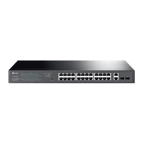 Tp-Link Tl-Sg1428Pe 24 Port 10-100-1000 Poe+ Switch 2 Port Sfp Çelik K