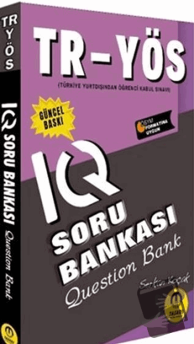 TR YÖS IQ Soru Bankası - Serkan Koçak - Tasarı Eğitim Yayınları - Fiya