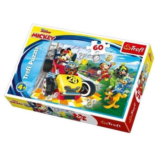 Trefl Puzzle 60 Parça Disney Junior Mickey (33X22 Cm) 17322 - - Trefl 