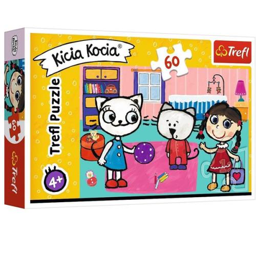 Trefl Puzzle 60 Parça Kıttykıt Wıth Frıends Kicia Kocia (33X22 Cm)1734