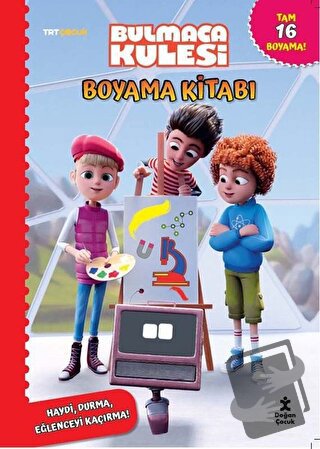 TRT Çocuk - Bulmaca Kulesi Boyama Kitabı - Kolektif - Doğan Çocuk - Fi