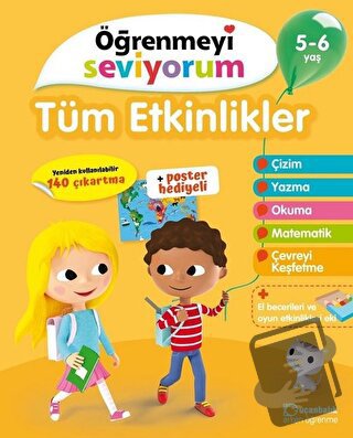 Tüm Etkinlikler - Öğrenmeyi Seviyorum 5-6 Yaş - Kolektif - Uçanbalık Y