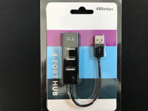 Tx Acusb24 4Port Usb Hub Siyah 2.0 480Mbps (0,11Cm Kablo Uzunluğu) - -