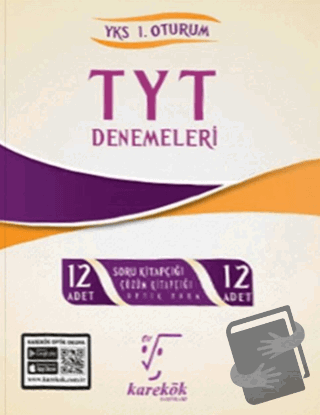 TYT 12'li Deneme YKS 1.Oturum - Kolektif - Karekök Yayıncılık - Fiyatı