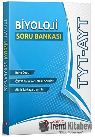 TYT AYT Biyoloji Soru Bankası, Kolektif, Sonuç Yayınları, Fiyatı, Yoru