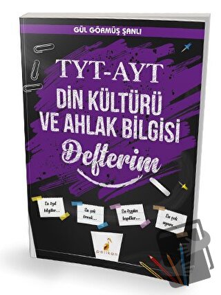 TYT-AYT Din Kültürü ve Ahlak Bilgisi Defterim - Kolektif - Pelikan Tıp