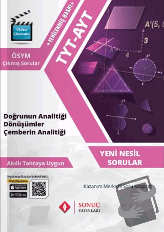 TYT-AYT Doğrunun Analitiği Dönüşümler Çemberin Analitiği - Kolektif - 