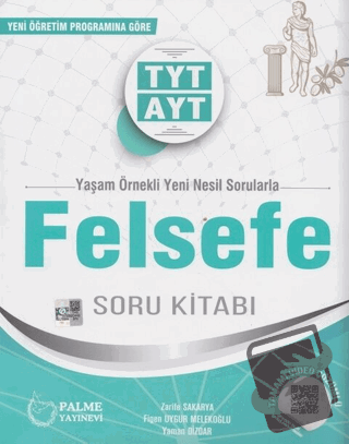 TYT AYT Felsefe Soru Kitabı - Zarife Sakarya - Palme Yayıncılık - Fiya