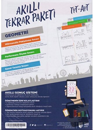 TYT AYT Geometri Akıllı Tekrar Paketleri - Kolektif - Teas Press - Fiy