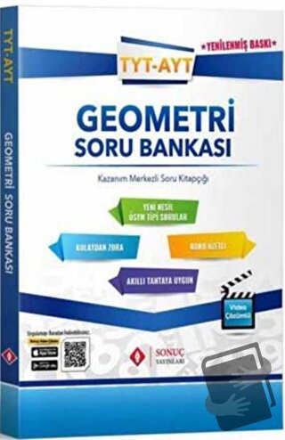 TYT AYT Geometri Soru Bankası, Kolektif, Sonuç Yayınları, Fiyatı, Yoru