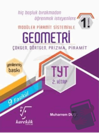 TYT AYT Geometri - Komisyon - Karekök Yayıncılık - Fiyatı - Yorumları 