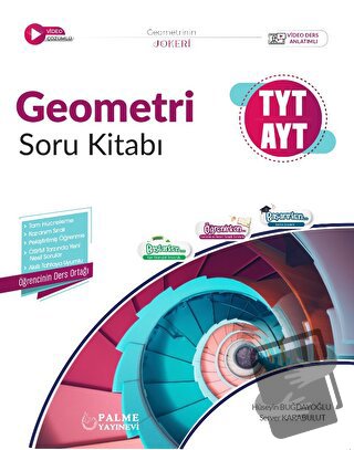 TYT AYT Joker Geometri Soru Kitabı - Hüseyin Buğdayoğlu - Palme Yayınc