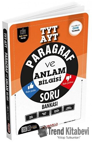 TYT AYT Paragraf ve Anlam Bilgisi Soru Bankası, Kolektif, Dinamo Yayın