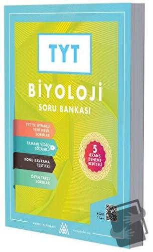 TYT Biyoloji Soru Bankası 5 Deneme Hediyeli-Video Çözümlü - Kolektif -