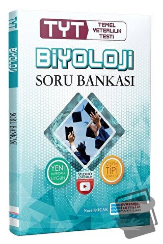 TYT Biyoloji Video Çözümlü Soru Bankası - Naci Koçak - Evrensel İletiş