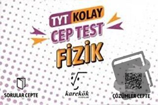 TYT Cep Test Fizik (Kolay) - Kolektif - Karekök Yayıncılık - Fiyatı - 