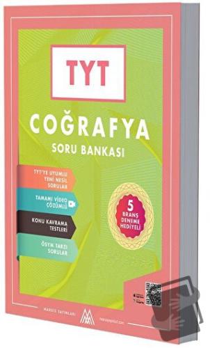 TYT Coğrafya Soru Bankası 5 Deneme Hediyeli-Video Çözümlü - Kolektif -