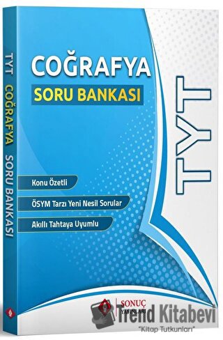 TYT Coğrafya Soru Bankası, Kolektif, Sonuç Yayınları, Fiyatı, Yorumlar