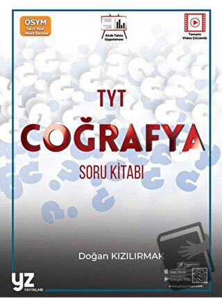 TYT Coğrafya Soru Kitabı - Doğan Kızılırmak - YZ Yayınları - Fiyatı - 