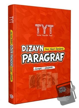 TYT Dizayn Yeni Nesil Sorularla Paragraf Soru Bankası - Kolektif - Edi