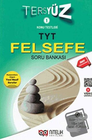 TYT Felsefe Tersyüz Soru Bankası - Güler Erkök - Nitelik Yayınları - F