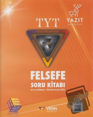 TYT Felsefe Venn Serisi Soru Kitabı - Ayla Onmuş - Yazıt Yayıncılık - 