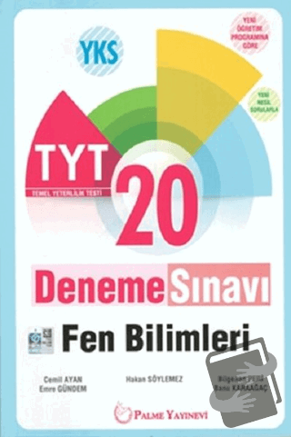 TYT Fen Bilimleri 20 Deneme Sınavı - Banu Karaağaç - Palme Yayıncılık 