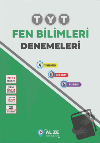 TYT Fen Bilimleri Denemeleri - Kolektif - Alze Yayınları - Fiyatı - Yo