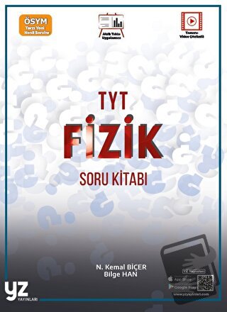 TYT Fizik Soru Kitabı - Namık Kemal Biçer - YZ Yayınları - Fiyatı - Yo