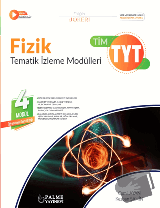 TYT Fizik Tim Tematik İzleme Modülleri 4 Modül - Cemil Ayan - Palme Ya