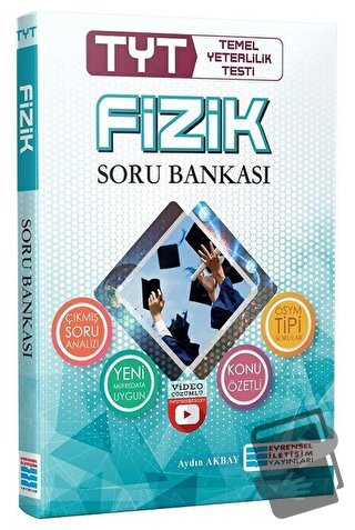 TYT Fizik Video Çözümlü Soru Bankası - Aydın Akbay - Evrensel İletişim