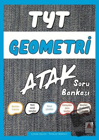 TYT Geometri Atak Soru Bankası - Çınar Aslan - Delta Kültür Yayınevi -